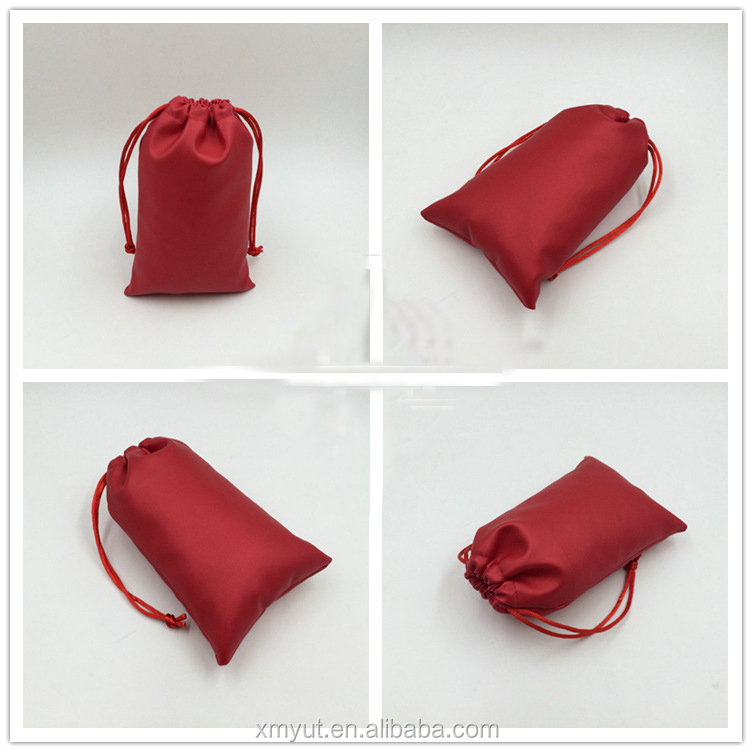 PU Leather Jewelry Packaging Bag Cosmetic Drawstring Bag Gift Bag Jewelry Pouch with logo