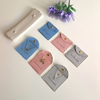 Luxury Custom Microfiber Jewelry Bags Packaging for Earring Necklace Suede Envelope Flap Button Jewelry Pouch Small Crystal Sack