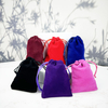 Customized Velvet Jewelry Bag Fashionable Wedding Gift Packaging Drawstring Watch Other Small Items Available Various Sizes