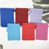 RTS 8*10CM Natural Unbleached Linen Jute Bag Dust-Proof Drawstring Storage Homemade Items Safe Healthy Jewelry Gift Industries