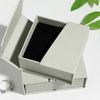 High-End Dual-Opening Magnet Jewelry Storage Box Sustainable Flip-Top Design for Necklaces and Rings Made from Cardboard Paper