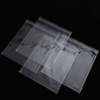 Ziplock Food Packaging Bag Transparent PVC and Corn Starch Self-Adhesive and Degradable 100pcs MOQ