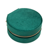 Professional Customized Velvet Zipper Closure Earring Storage Case Mini Luxury Packaging Leather Jewelry Box