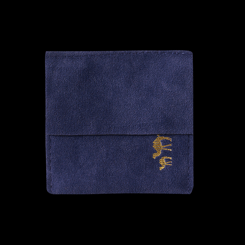 Yu Touch Luxury Mini Flap Envelope Pouch Small Suede Jewelry Pouch with Embossing Logo for Rings Earrings Necklaces Gift Storage