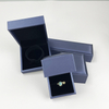 Wholesale Custom Logo Leather Jewelry Packaging Box Wedding Ring Box Luxury Bracelet Necklace Earrings Ring Jewelry Storage Box