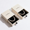 Custom Jewelry Earring Bracelet Sliding Paper Box Jewelry Cardboard Boxes Paper Drawer Sliding Gift Packaging Case