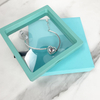 Custom 3D Suspension Floating Box PE Plastic Transparent Frame Jewelry Packaging Displays Boxes
