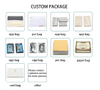 Custom Logo Printed Microfiber Cleaning Cloth Kraft Paper Packing for Sunglasses Glasses Jewelry Watch Lens Eyeglasses Care