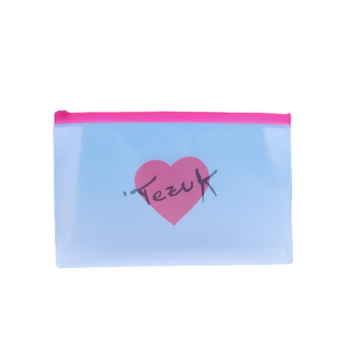 Custom Waterproof Eco Friendly Zipper Resealable Reuse Packaging Frosted Plastic PVC Bag