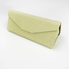 Custom ECO Friendly Kraft Paper Sunglasses Case Triangular Folding Glasses Case Handmade Foldable Sunglasses Case