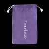 Drawstring Bag or Customized Acceptable Accept for Gifts Suede Jewelry Pouch/suede Recyclable Screen Printing,hot Stamping Black