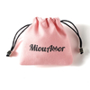 Customized 7*9 Small Velvet Drawstring Bag 10*12 Jewelry Bag with Logo Pendant Recyclable Storage Bag for Stamp Printing