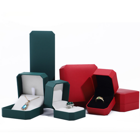 Octagonal Gold Jewelry Ring Box Factory Direct Spot Wholesale Same Type of High Quality Packaging for Jewelry