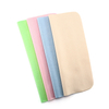 Custom High Quality Microfiber Sunglasses Cleaning Cloth Soft Suede Optic Frames Cleaner for Screen Usage