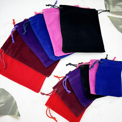 Small Velvet Jewelry Pouch Candy Gift Bag for Watches for Christmas Weddings Customizable Printing Logo