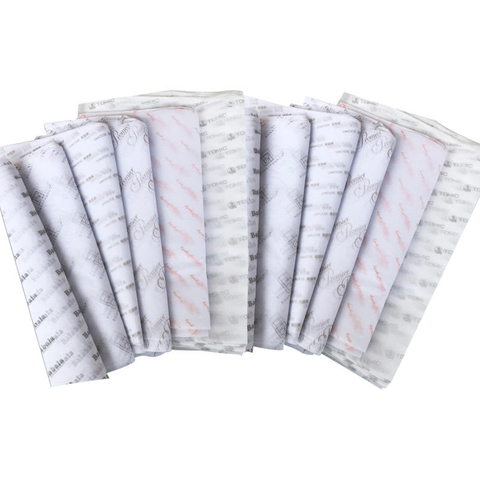 Custom White Single-Sided Tissue Paper Moisture-Proof Wine Fruit Drum Garment Packaging Shoe Printed Clothing Packaging