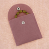 Custom Jewelry Bags with Logo Printed Microfiber Suede Jewelry Envelope Necklace Bag Jewelry Pouch with logo