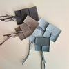 Custom Printing Logo Jewelry Packaging Bags Velvet Envelope Suede Dust Pouch Microfiber Jewelry Gift Pouch