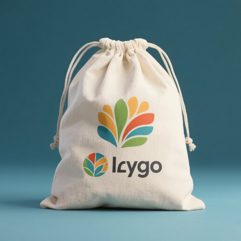 Custom Full Print Cotton Pouch for Packaging Personalized Promotional Bag with Your Logo Wholesale Options