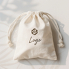Reusable Custom Cotton Gift Bag with Logo for Corporate Gifts Brushed Cotton Bag for Small Business Branding