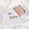 Custom Logo Microfiber Jewelry Bag Round Cover Microfiber Fabric Jewelry Pouch for Rings Necklaces Gift Packaging