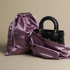 Eco-frinedly Custom Print Logo Large Satin Jewelry Pouch Color Silk Satin Candy Drawstring Bag Dust Jewelry Bag