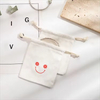 Custom Logo Printed Canvas Cotton Drawstring Packaging Pouch Recycled Dust Protection Bag Shoes Clothes Jewelry Handbags Gifts