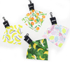 Custom Print Logo Portable Microfiber Glasses Cleaning Cloth Watch Lens Sunglasses Cloth Clip Key Chain Microfiber Glass Cloth