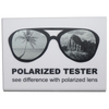 Wholesale Eco-Friendly Polarized Sunglasses Tester Glasses Accessories with Test Card