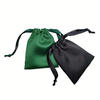 Premium Satin Bags Polyester Custom Drawstring Pouch Jewelry Packaging Gift Elegant Smooth Soft Beauty Favor Reusable
