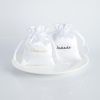 In-stock Manufacturer Supplies Silk Satin Drawstring Jewelry Storage Bags Printed logo Dust-proof Small Item Bags