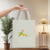Custom Printing Logo Solid Color Canvas Cotton Tote Bag Canvas Handbag Shoulder Bag Canvas Supermarket Shopping Bag