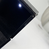 Wholesale Luxury Necklace Jewelry Gift Box with LED Ring Wiredrawing Design Velvet Material PU Leather Case