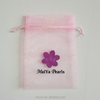 Organza Gift Bag Grey Color or Customized Acceptable Drawstring Recyclable Accept
