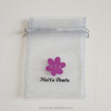 Organza Gift Bag Grey Color or Customized Acceptable Drawstring Recyclable Accept