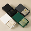 Luxury Leather Jewelry Bag Eco-Friendly Cardboard Jewelry Box Custom Logo Drawer Packaging for Gifts Bags