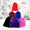 Customized Velvet Drawstring Jewelry Pouch Bag for Watch and Glasses Jewellery Packaging