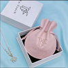 Luxury Custom Logo Jewelry Drawstring Pouch Microfiber Packaging Bag Round Microfiber Jewelry Pouch Jewelry Packaging Box