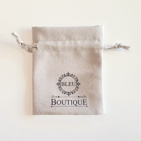 Custom Gift Drawstring Bag Jewelry Packaging Pouches Jewelry Pouch with logo