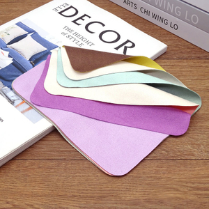 Custom Logo Printed Microfiber Cleaning Cloth Kraft Paper Packing for Sunglasses Glasses Jewelry Watch Lens Eyeglasses Care