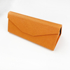 Custom ECO Friendly Kraft Paper Sunglasses Case Triangular Folding Glasses Case Handmade Foldable Sunglasses Case