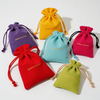 Custom Designer Logo Print Colorful Washable Durable Blank Cotton Drawstring Bag Cotton Canvas Shopping Bag Wholesales