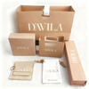 Wholesale Custom Print logo White Jewelry Packaging Set Integrated Solution Jewelry Pouch Ring Necklace Jewelry Bag & Box