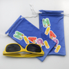 Custom Logo Microfiber Sunglasses Pouch Glasses Wiping Cleaning Cloth Set Wholesale Soft Eyeglasses Drawstring Bag