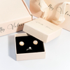Luxury Custom Logo Cardboard Paper Jewellery Gift Boxes for Ring Earrings Necklace Bracelet Packaging Complimentary Paper Bag