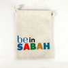 Recyclable Organic Canvas Cotton Drawstring Pouch Custom Logo Screen Printed Jewelry Packaging Small Storage Gift Bag