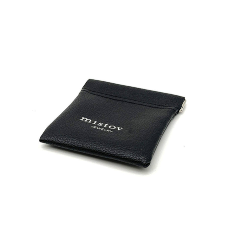 Custom Mini PU Leather Coin Purse with Logo New Arrival Squeeze Jewelry Pouch for Coin Storage