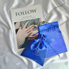Custom Luxury Silk Satin Bundle Dust Bag Handbag Shoe Hats Packaging Gift Storage Bags Jewelry Drawstring Pouch