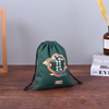 Custom Printing Cotton Drawstring Pouch Portable Small White Cloth Canvas Drawstring Bag More Size Linen Drawstring Bags