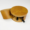 Wholesale Custom PU Gift Jewelry Package Box Bracelet Leather Button Jewelry Box With Logo Ring Storage Jewelry Box